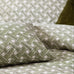 Hoem Alexa Abstract Cotton Rich Olive Duvet Set