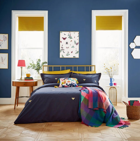 Joules Bee Embroidery Navy Bedding