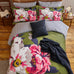 Joules Bircham Bloom Knitted Navy Throw and Cushion Accessories