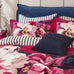 Joules Bircham Bloom Knitted Navy Throw and Cushion Accessories