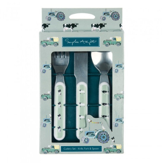 MCS2403 Childrens Melamine Cutlery Set On The Farm