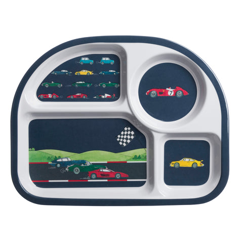 MDP9127 Sophie Allport Cars Childrens Melamine Divider Plate