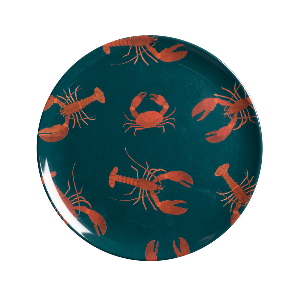 MPL6808 Sophie Allport Lobster Adult Melamine Side Plate