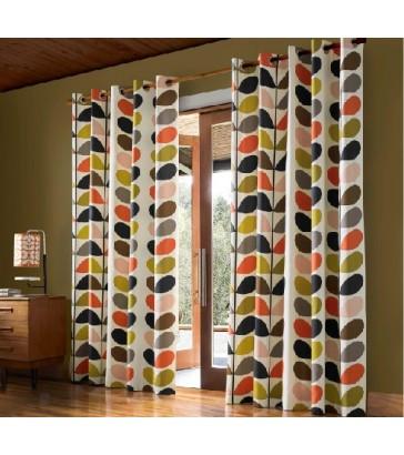 Multi Stem Multi Eyelet Curtains by Orla Kiely