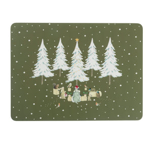 PMC8401 Sophie Allport Festive Forest Placemats Set of 4