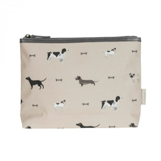 PVC32521 Sophie Allport Oilcloth Wash Bag Woof