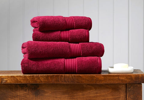Christy Supreme Raspberry 650gsm Towels