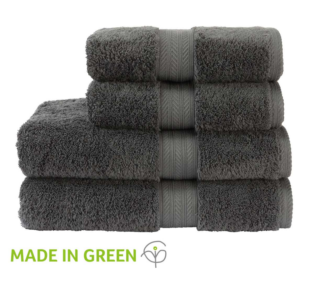 Christy Renaissance 675gsm 100% Egyptian Cotton Ash Grey Towels