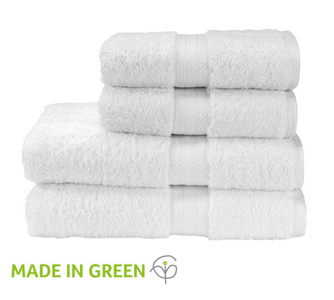 Christy Renaissance 675gsm 100% Egyptian Cotton White Towels