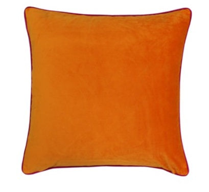 Riva Paoletti Meridian Clementine/Hot Pink 55cm x 55cm Cushion