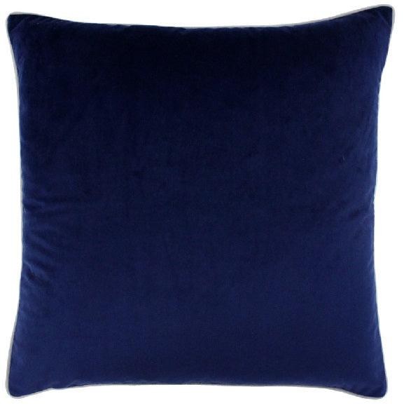 Riva Paoletti Meridian Navy/Silver 55cm x 55cm Cushion