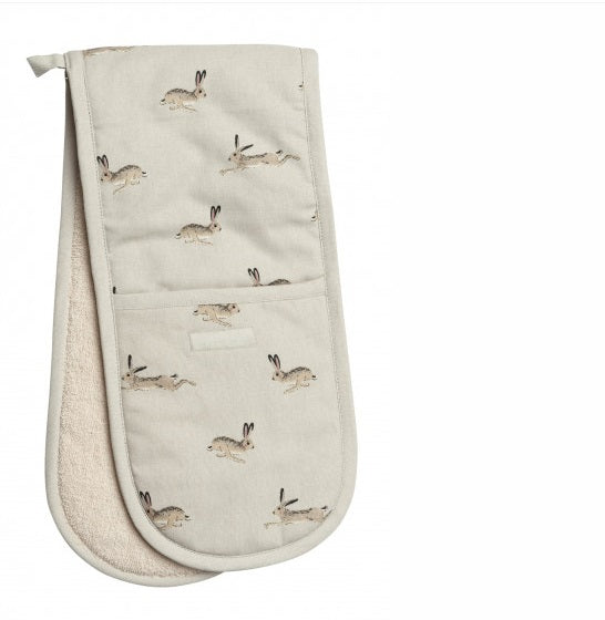 ALL25100 Sophie Allport Double Oven Glove Hare