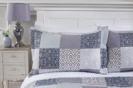 S Green & Sons Chiltern Blue Bedspread Set
