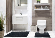 Waves 100% Cotton 2 Piece Bath Set