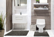Waves 100% Cotton 2 Piece Bath Set