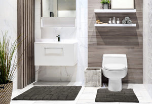 Waves 100% Cotton 2 Piece Bath Set