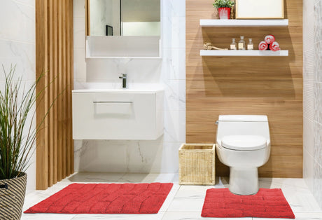 Waves 100% Cotton 2 Piece Bath Set