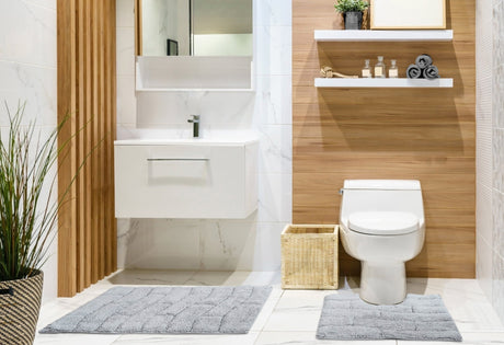 Waves 100% Cotton 2 Piece Bath Set