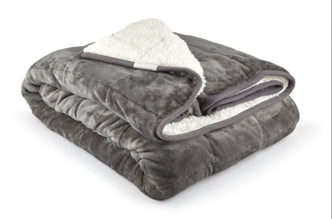 S Green & Sons Weighted Sherpa 150cm x 200cm Blanket