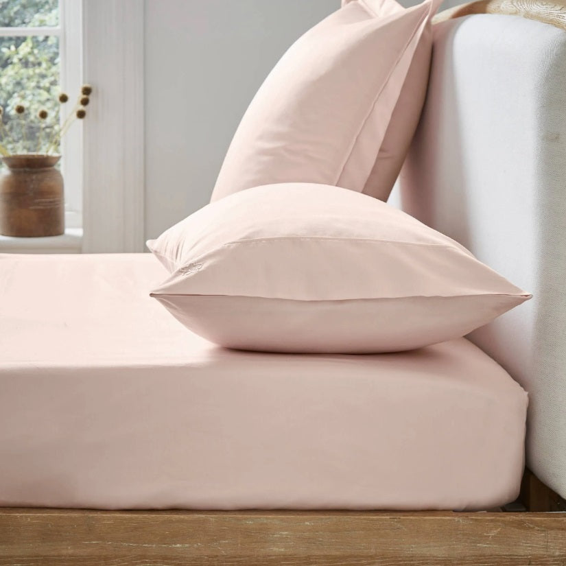 Ted Baker 250TC 100% BCI Cotton Sateen Soft Pink Sheets