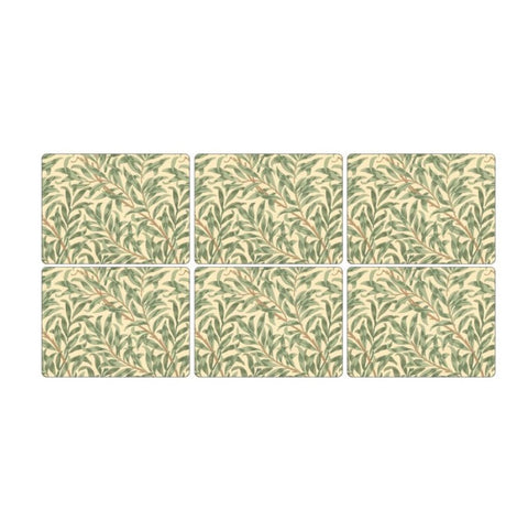 Morris & Co Willow Bough Green Placemats Set of 6